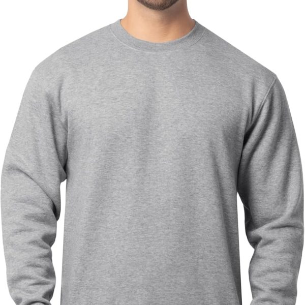 Fruit of the Loom Men's Eversoft Fleece Crewneck Sweatshirts, Moisture Wicking & Breathable, Sizes S-4x