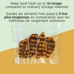 FoodSaver Custom Length Vacuum Sealer Bags Multipack, 5 Count Rolls for Airtight Food Storage and Sous Vide - Compatible with FoodSaver, 8 (2 Pack) and 11 (3 Pack) - Image 3