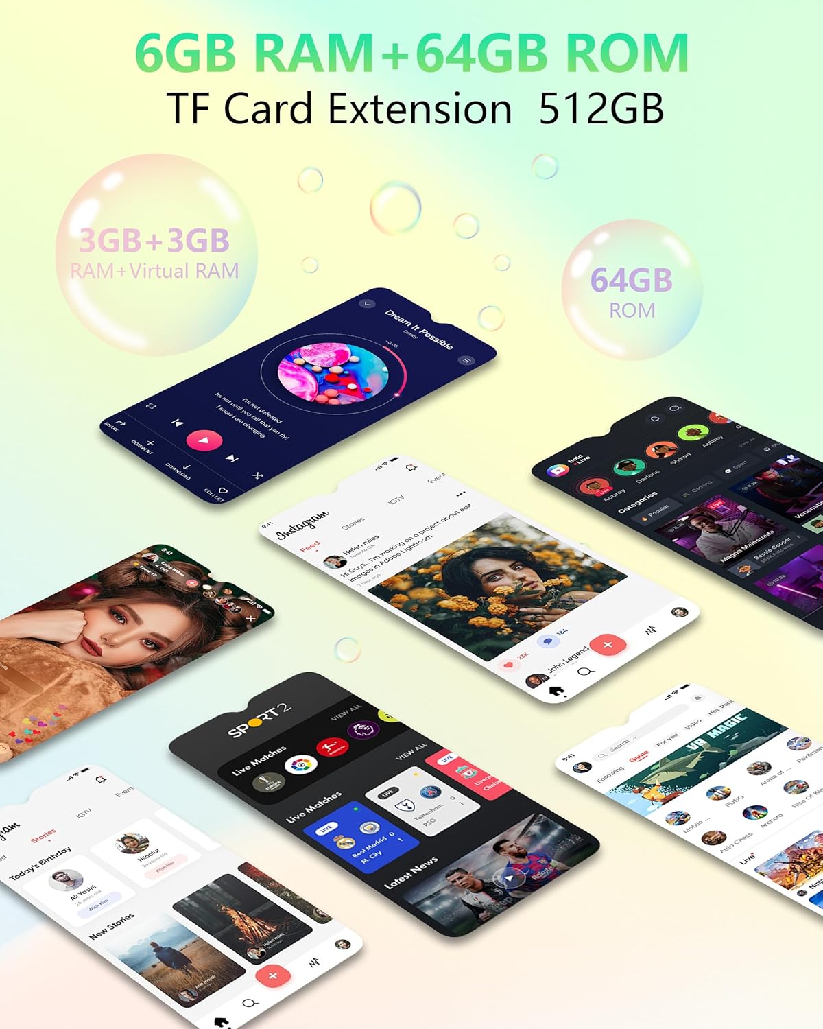 Ulefone Note 19 Unlocked Phones, 6.56" HD+ Display, Android 14, 8-Core 6GB+64GB, 5000mAh Battery, 3-Card Slots, Dual 4G Unlocked Smartphones, 8MP+5MP Camera, GPS/Face Recognition - Black 4 Ulefone Note 19 Unlocked Phones, 6.56" HD+ Display, Android 14, 8-Core 6GB+64GB, 5000mAh Battery, 3-Card Slots, Dual 4G Unlocked Smartphones, 8MP+5MP Camera, GPS/Face Recognition - Black - Image 4