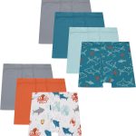 Hanes Toddler Boys' Organic Cotton Underwear, Pure Comfort 100% Cotton Boxer Briefs Available, 10 & 7 Pack