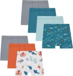 Hanes Toddler Boys' Organic Cotton Underwear, Pure Comfort 100% Cotton Boxer Briefs Available, 10 & 7 Pack