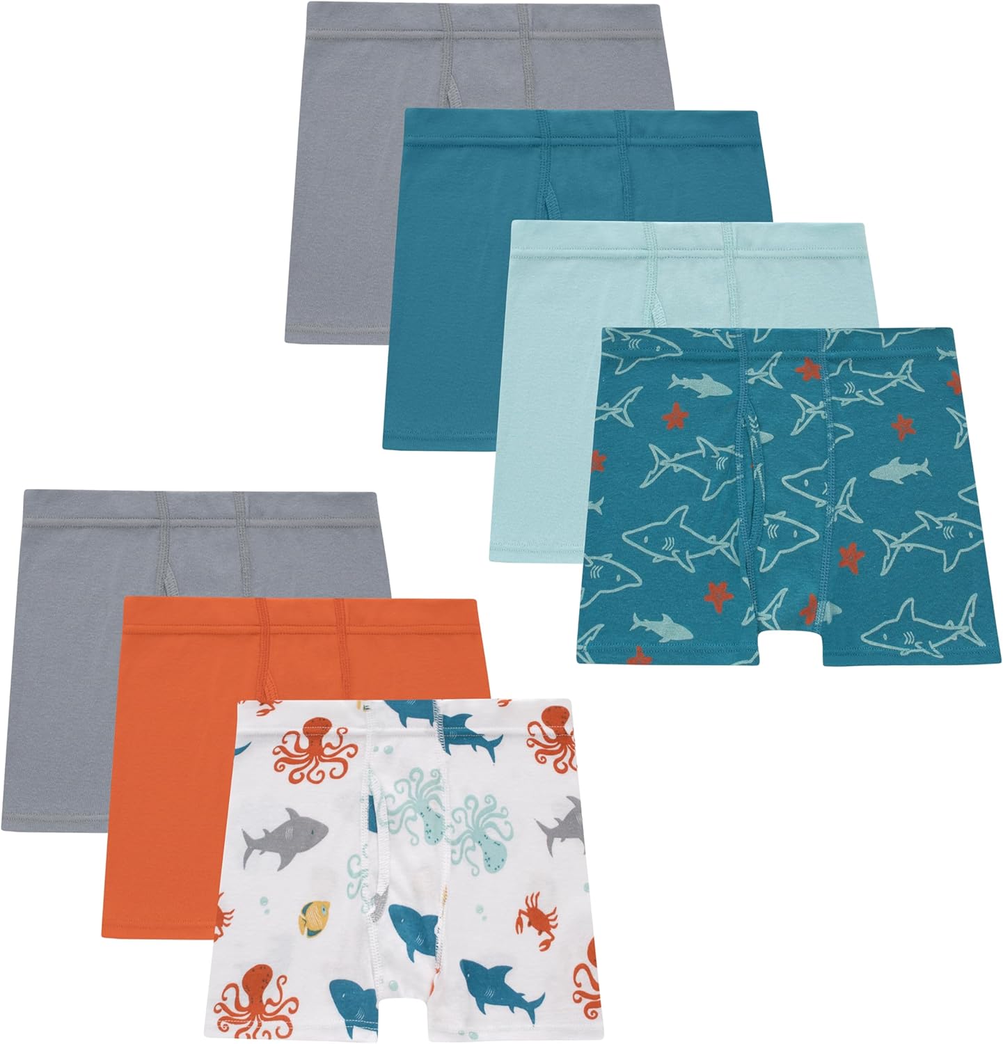 Hanes Toddler Boys' Organic Cotton Underwear, Pure Comfort 100% Cotton Hanes Toddler Boys' Organic Cotton Underwear, Pure Comfort 100% Cotton Boxer Briefs Available, 10 & 7 Pack