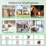 Portable Washing Machine - 16L Mini Foldable Washer with Spin Basket, 3 Cleaning Modes & Deep Cleaning for Small Clothes, Collapsible Laundry for Apartment, Home, Hotel and Travel (Green) - Image 8