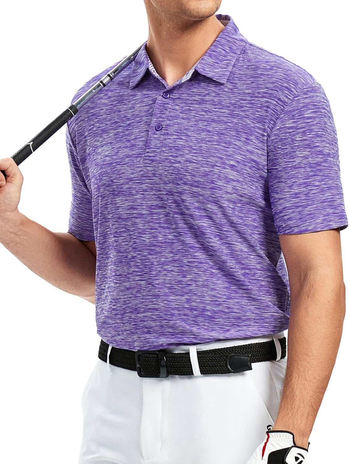 Alex Vando Mens Golf Shirt Moisture Wicking Quick-Dry Short Sleeve Casual Polo Shirts for Men 3 Alex Vando Mens Golf Shirt Moisture Wicking Quick-Dry Short Sleeve Casual Polo Shirts for Men - Image 3