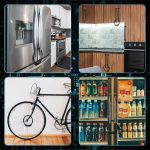 Hestya 3 Pieces Fridge Freezer Refrigerator Cabinet Lock, 10000 Combinations Safety Locks for French Doors, Safe Strap Kitchen Bathroom Doors Rv No Screw Fridge Lock(Black) - Image 5