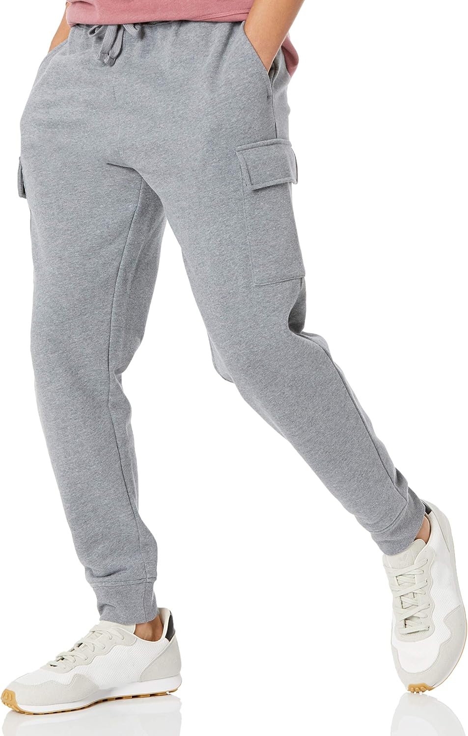 Amazon Essentials Men's Cargo Fleece Jogger Sweatpant with Relaxed Fit Amazon Essentials Men's Cargo Fleece Jogger Sweatpant with Relaxed Fit