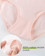 Adorel Teen Girls Underwear Cotton Panties Briefs Solid Color Pack of 8 - Image 4