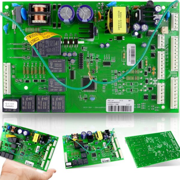 WR55X11098 Refrigerator Electronic Control Board, Compatible with ge PGCS1RKZJSS, PSQS6YGZBESS, PFSS5RKZASS, PFCF1RKZABB,PGS25KSEAFSS, PFSF5RKZCBB,ETC. Replace WR55X11076, WR55X11077, WR55X11097, ETC