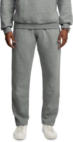 Fruit of the Loom Men's Eversoft Fleece Open Bottom Sweatpants with Pockets, Relaxed Fit, Moisture Wicking, Breathable - Image 5