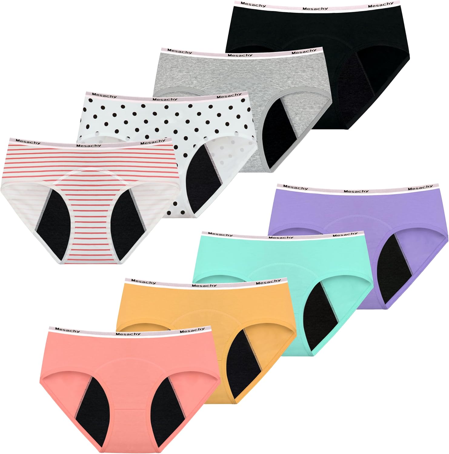 Teens Girls Period Underwear Kids Period Panties Menstrual Leakproof Protective Teens Girls Period Underwear Kids Period Panties Menstrual Leakproof Protective Underwear for Teens Cotton Briefs