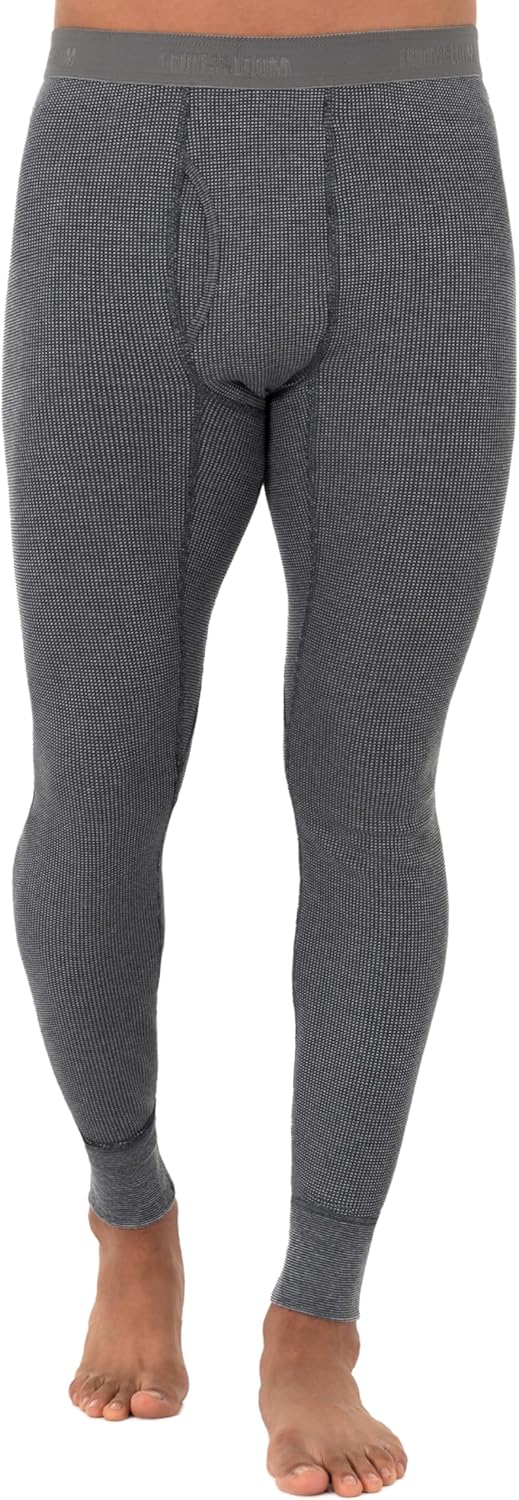 Fruit of the Loom Mens Recycled Premium Waffle Thermal Underwear Long Johns Bottom (1, 2, 3, and 4 Packs) 1 Fruit of the Loom Mens Recycled Premium Waffle Thermal Underwear Long Johns Bottom (1, 2, 3, and 4 Packs)