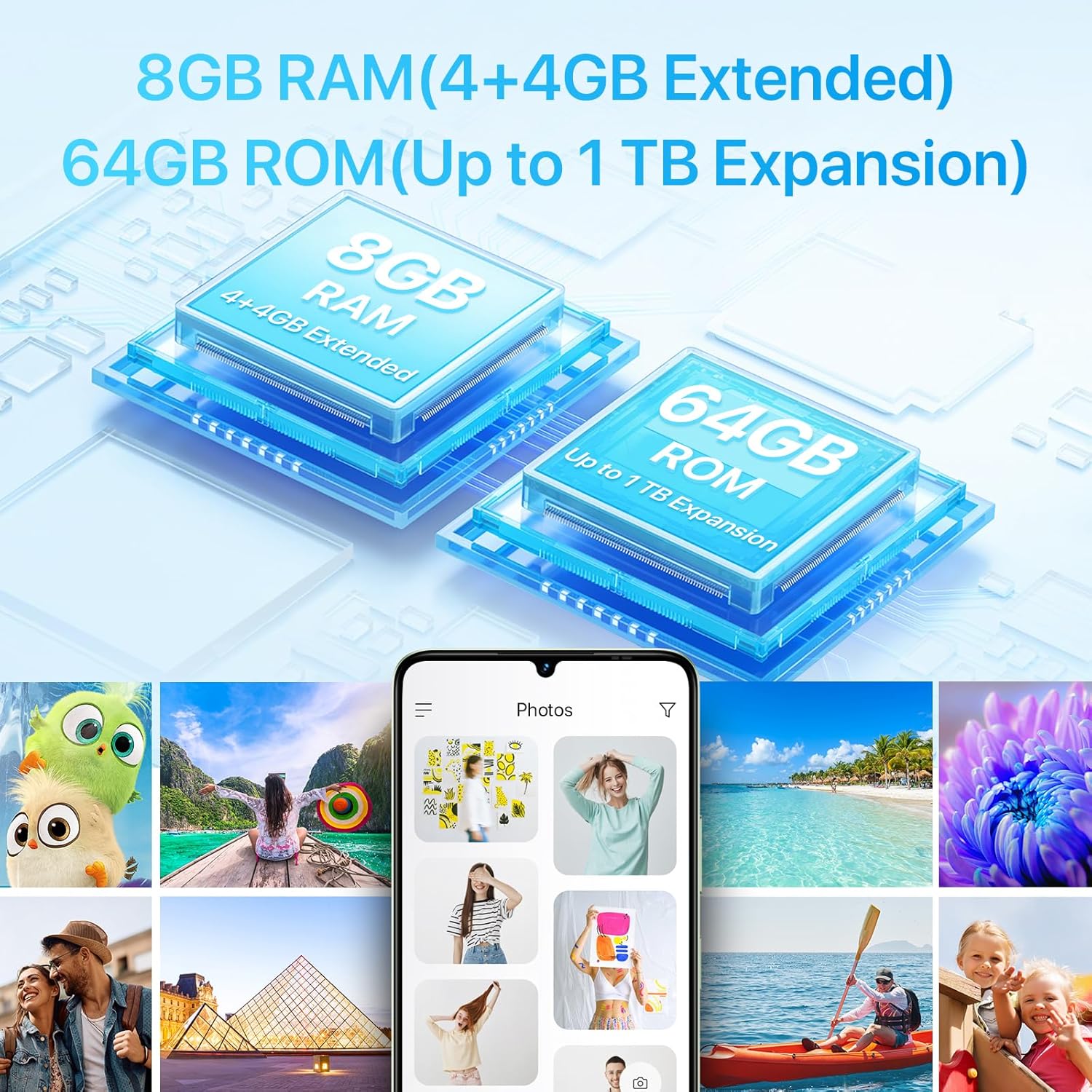 UMIDIGI G9A Unlocked Phones, Android 14 Go Cell Phone, 8GB+64GB/TF 1TB Expend Octa-Core, 4G Dual SIM Card, 3.5mm Headphone Jack 6.75" HD+Display Phones, AI Face Unlock Android Phone,5000mAh,GPS 3 UMIDIGI G9A Unlocked Phones, Android 14 Go Cell Phone, 8GB+64GB/TF 1TB Expend Octa-Core, 4G Dual SIM Card, 3.5mm Headphone Jack 6.75" HD+Display Phones, AI Face Unlock Android Phone,5000mAh,GPS - Image 3