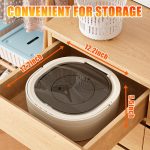 Portable Washing Machine,Mini Washer 16L Upgraded With Spin Basket 3 Modes Deep Cleaning for Underwear,Baby Clothes,Shirt,Small Delicates - Image 3