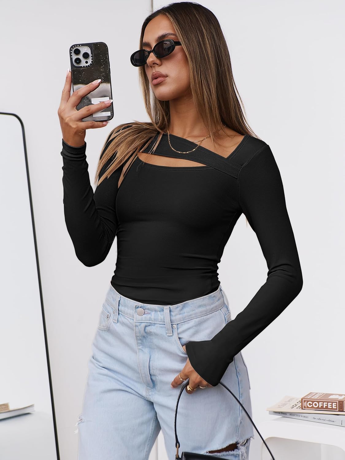ANRABESS Womens Cutout Tops Trendy Sexy Long Sleeve Shirts Ribbed Slim Fit Tee 2025 Fall Fashion Going Out Tshirts Clothes 6 ANRABESS Womens Cutout Tops Trendy Sexy Long Sleeve Shirts Ribbed Slim Fit Tee 2025 Fall Fashion Going Out Tshirts Clothes - Image 6