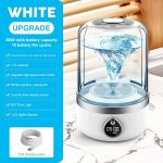 Underwear Washer, Portable Mini Washing Machine, Upgraded Mini Washings Machines, Rechargeable Cordless Washing-Machine, Laundry Cup for Bra, Underwear, Socks (1.5L white) - Image 3