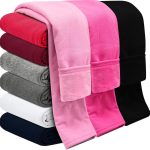Girls Fleece Lined Leggings Cotton Kids Winter Warm Leggings Thick Thermal Tights Pants