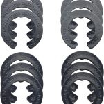 12 Pcs Upgraded DA99-04158A Hinge Shim Refrigerator Door Height Adjustment Kits, Replacement Parts Compatible with Samsung 3282540, DA60-00314C, PS6448337 AP5668209, 4 Different Thickness