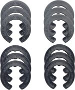 12 Pcs Upgraded DA99-04158A Hinge Shim Refrigerator Door Height Adjustment Kits, Replacement Parts Compatible with Samsung 3282540, DA60-00314C, PS6448337 AP5668209, 4 Different Thickness