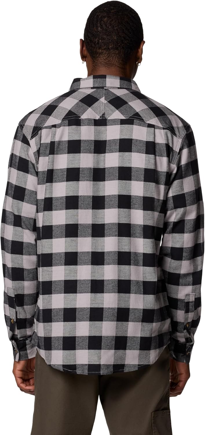 Columbia Mens Bearmouth Springs Roll Up Long Sleeve Flannel Shirt 4 Columbia Mens Bearmouth Springs Roll Up Long Sleeve Flannel Shirt - Image 4