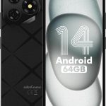 Ulefone Note 19 Unlocked Phones, 6.56" HD+ Display, Android 14, 8-Core 6GB+64GB, 5000mAh Battery, 3-Card Slots, Dual 4G Unlocked Smartphones, 8MP+5MP Camera, GPS/Face Recognition - Black
