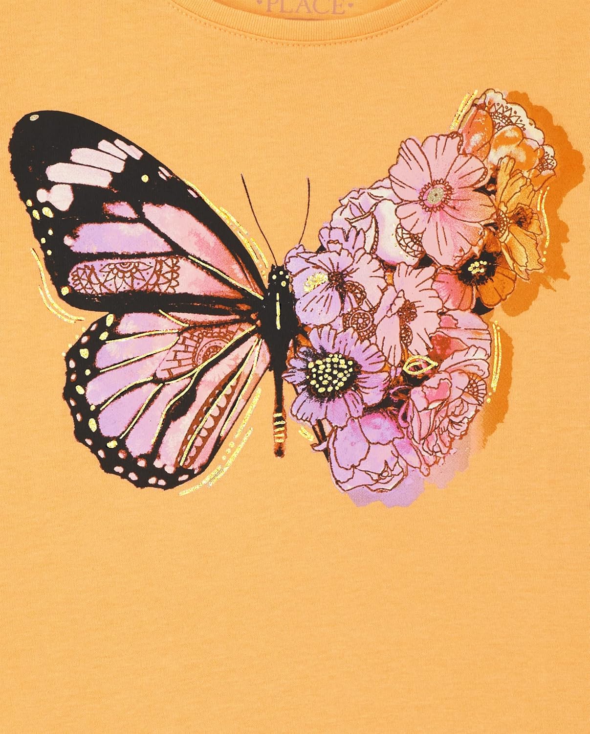 The Children's Place Girls Unicorns,Butterfly Short Sleeve Graphic T-Shirts,3 Pack 4 The Children's Place Girls Unicorns,Butterfly Short Sleeve Graphic T-Shirts,3 Pack - Image 4