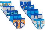 Hanes Boys' Brief Underwear, Cotton Underwear for Boys, No Ride-Up Briefs, 6 and 10 Packs