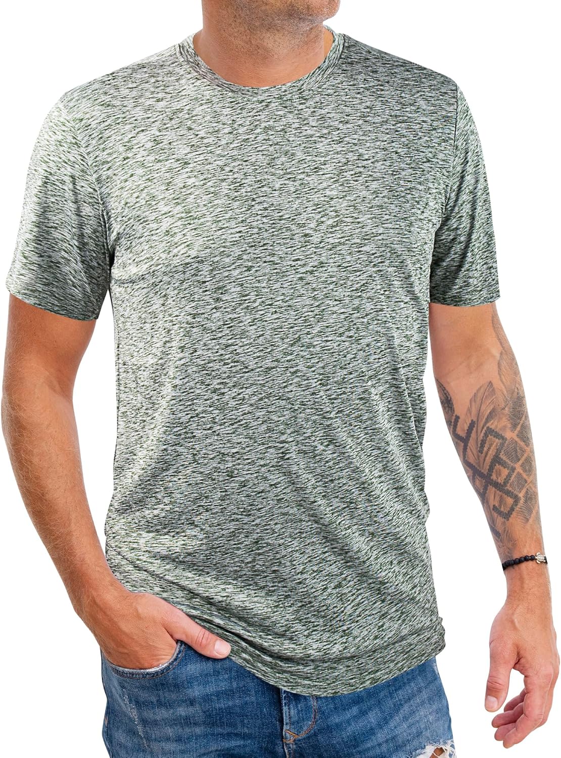 2&5 Pack Men's Sports T Shirts,Crew Neck Breathable Quick-Dry Short Sleeve, Lightweight Gym Tee for Athletic Running Casual 1 2&5 Pack Men's Sports T Shirts,Crew Neck Breathable Quick-Dry Short Sleeve, Lightweight Gym Tee for Athletic Running Casual