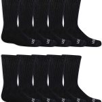 Fruit of the Loom Boys' Dual Defense Crew Socks (10 Pack)