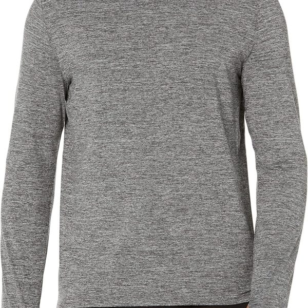 Amazon Essentials Men's Active Quick Dry Tech Stretch Long-Sleeve Hooded Pullover T-Shirt