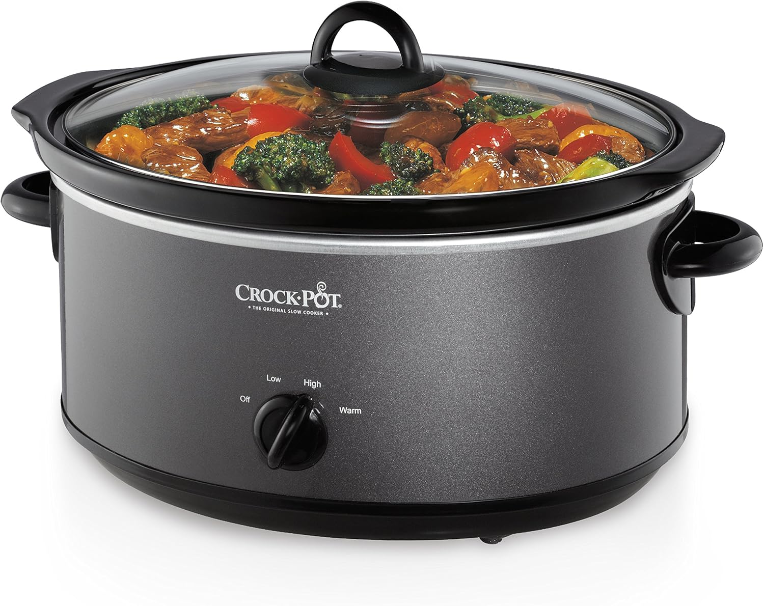 Crockpot SCV700-CH-BR Slow Cooker 7 quarts Charcoal 2 Crockpot SCV700-CH-BR Slow Cooker 7 quarts Charcoal - Image 2