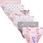 Family Feeling Little Girl Underwear Toddler Panties Big Kids Undies Soft 100% Cotton