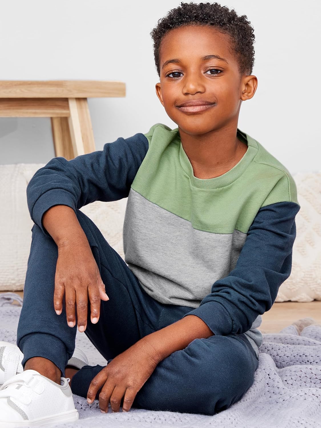 Simple Joys by Carter's baby-boys 4-piece Sweatshirt Set 4 Simple Joys by Carter's baby-boys 4-piece Sweatshirt Set - Image 4