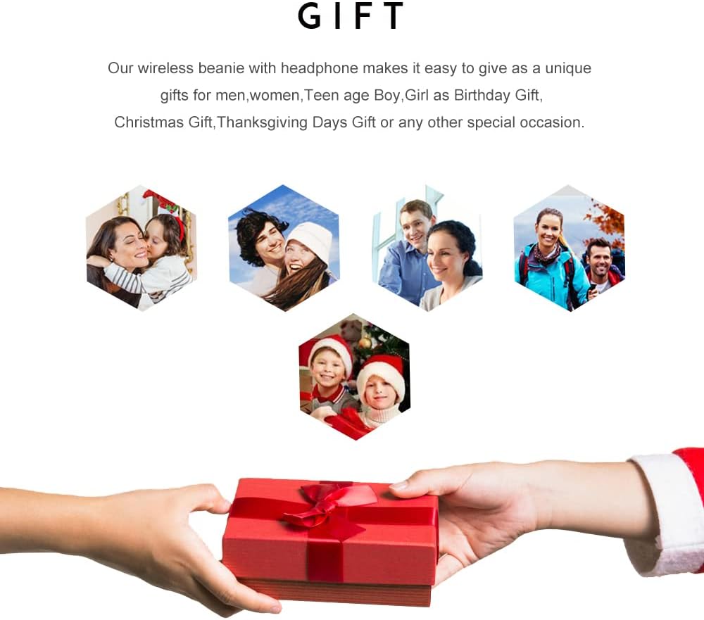 Bluetooth Beanie Hat Headphones Unique Tech Gifts Stocking Stuffer 6 Bluetooth Beanie Hat Headphones Unique Tech Gifts Stocking Stuffer - Image 6