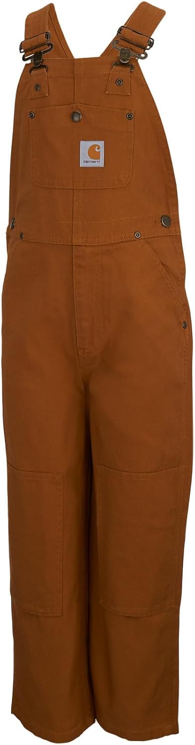 Carhartt Kid's CM8603 Washed Duck Bib Overall - Boys 1 Carhartt Kid's CM8603 Washed Duck Bib Overall - Boys