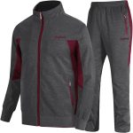 TBMPOY Men's Tracksuits Sweatsuits for Men Sweat Track Suits 2 Piece Casual Athletic Jogging Warm Up Full Zip Sets