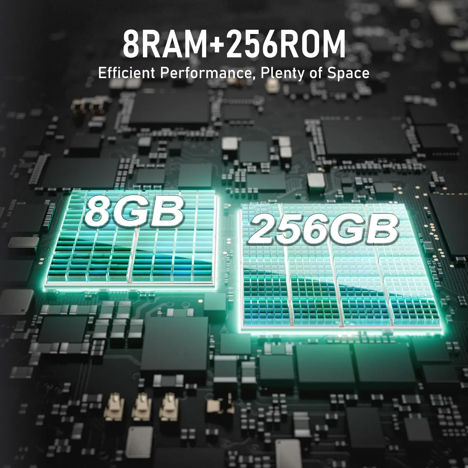 C20 Pro Unlocked Phone 8GB+256GB Android Phone 50MP+13MP Camera 6000mAh Large Battery Unique Appearance Design Fingerprint Face Unlock 4G Dual SIM (White1) 3 C20 Pro Unlocked Phone 8GB+256GB Android Phone 50MP+13MP Camera 6000mAh Large Battery Unique Appearance Design Fingerprint Face Unlock 4G Dual SIM (White1) - Image 3