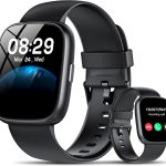 Smart Watch with Alexa Built-in, 1.83" HD Touchscreen Fitness Tracker with Bluetooth Calling, Fitness Watch with Heart Rate/Sleep Monitor, 120+ Sports Modes, IP68 Waterproof Smartwatch for Android iOS