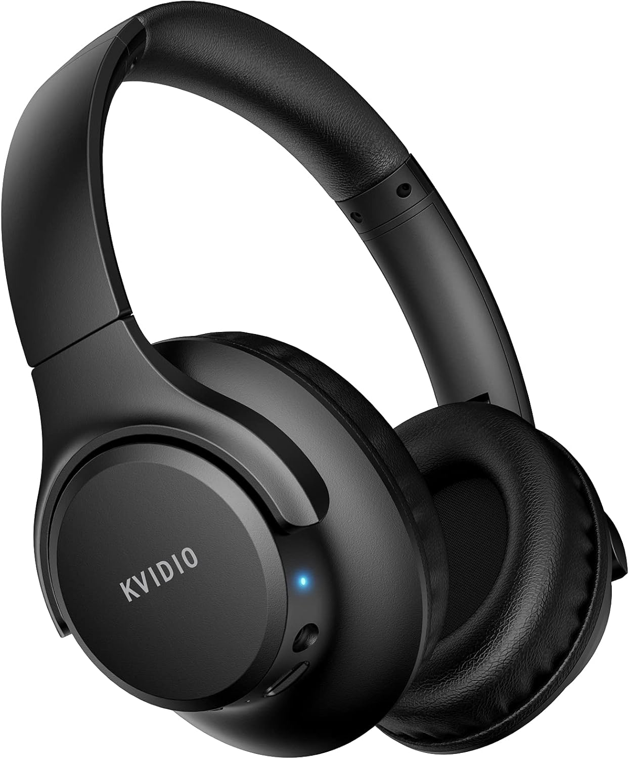 KVIDIO Bluetooth Headphones Over Ear, 65 Hours Playtime Wireless Headphones with Microphone, Foldable Lightweight Headset with Deep Bass, HiFi Stereo Sound Low Latency for Travel Work Cellphone 1 KVIDIO Bluetooth Headphones Over Ear, 65 Hours Playtime Wireless Headphones with Microphone, Foldable Lightweight Headset with Deep Bass, HiFi Stereo Sound Low Latency for Travel Work Cellphone