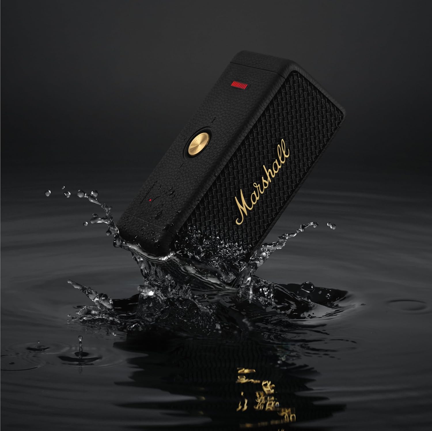 Marshall Emberton II Portable Bluetooth Speaker, Black & Brass 11 Marshall Emberton II Portable Bluetooth Speaker, Black & Brass - Image 11