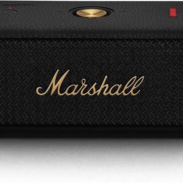 Marshall Emberton II Portable Bluetooth Speaker, Black & Brass