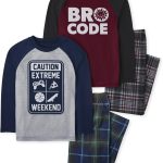 The Children's Place Girls Long Sleeve 2 Piece Pajamas