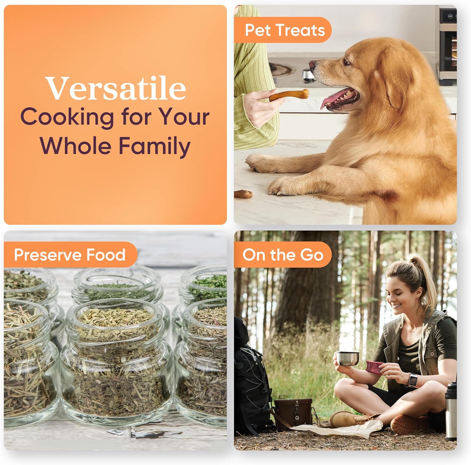 COSORI Food Dehydrator, Bigger Than 7 Trays With Large 6.5" Drying Space, 600W Power Saves More Time Than 480W, 165°F Dehydrated Dryer for Jerky, Dog Treats, Herbs, Meat, Fruit, and Yogurt, Silver 8 COSORI Food Dehydrator, Bigger Than 7 Trays With Large 6.5" Drying Space, 600W Power Saves More Time Than 480W, 165°F Dehydrated Dryer for Jerky, Dog Treats, Herbs, Meat, Fruit, and Yogurt, Silver - Image 8