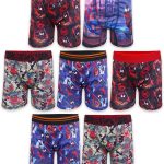 Spiderman boys Boxer Brief Multipacks With Multiple Print Choices Available in Sizes 4, 6, 8, 10, and 12