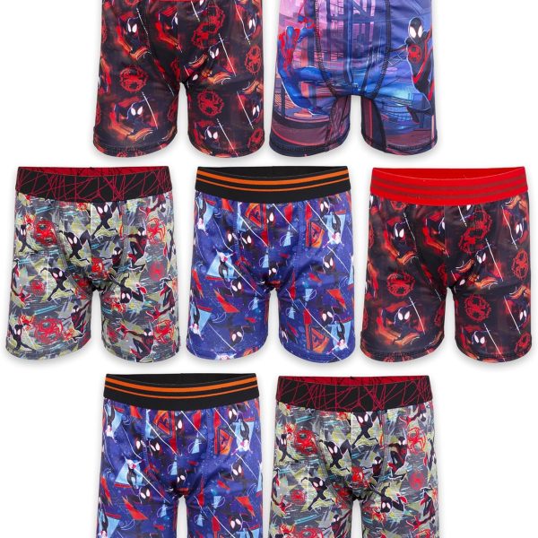 Reddit Deals | Shop the Best Online Deals 4 Spiderman boys Boxer Brief Multipacks With Multiple Print Choices Available in Sizes 4, 6, 8, 10, and 12
