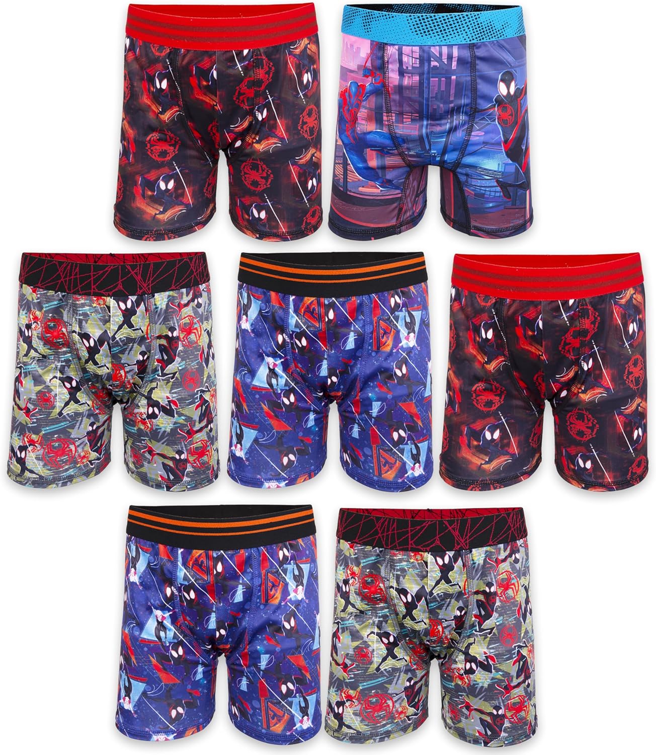 Spiderman boys Boxer Brief Multipacks With Multiple Print Choices Available in Sizes 4, 6, 8, 10, and 12 1 Spiderman boys Boxer Brief Multipacks With Multiple Print Choices Available in Sizes 4, 6, 8, 10, and 12